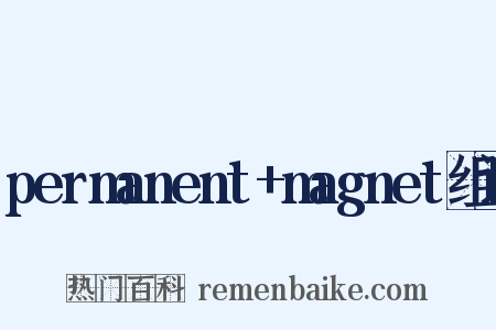 permanent+magnet组词是什么意思的图片